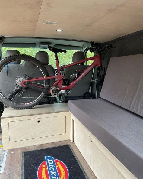 Mtb Camper Van, Van Setup, Campervan Hacks, Vw Bus Interior, Van Project, T5 Camper, Bus Interior, Kitchen Unit, Adventure Campers