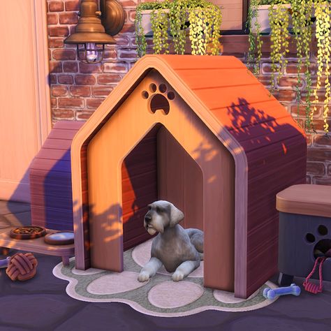 Sims 4 Cc Dog Clutter, Sims 4 Pet House, Sims 4 Pets Mod Patreon, Sims 4 Dog Kennel Cc, Sims 4 Dog Bath, Dog House Sims 4, Sims 4 Functional Pet Cc, Pet Clothes Sims 4 Cc, Sims 4 Cc Pet Stuff Dog