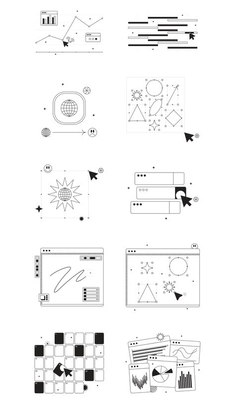 Tokyo Illustrations 2.0 — Illustrations on UI8 Application Presentation, Sketch Website, Cartoon Website, Portfolio Booklet, Creative Banners, Outline Illustration, Outline Designs, Website Illustration, Adobe Premiere Pro