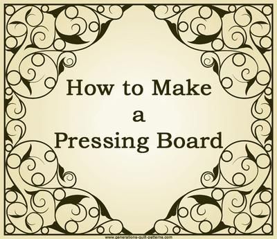 How to make a pressing board Quilters Ironing Board, Farm Animal Quilt, Quilting Pantographs, Sewing Room Furniture, Ironing Pad, Quilt Room, Sewing Room Storage, Big Block Quilts, Sewing Room Design