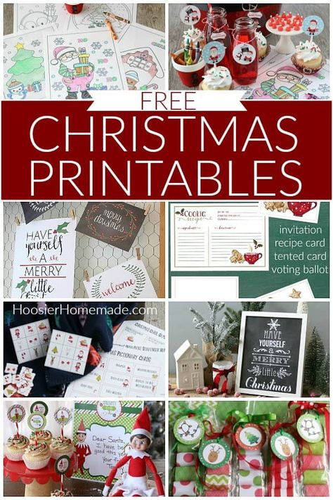 Meringue Desserts, Cricut Christmas Ideas, Mini Signs, Wrapping Presents, Cricut Christmas, Christmas Fonts, Holiday Printables, Free Christmas Printables, Printable Christmas Cards