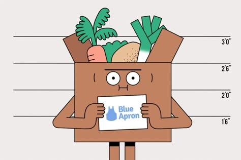 Eating Illustration Character, Illustration Gif, Silhouette People, Art Tutorials Watercolor, Blue Apron, Motion Design Animation, Hello Fresh, Meal Kit, Motion Graphics Animation