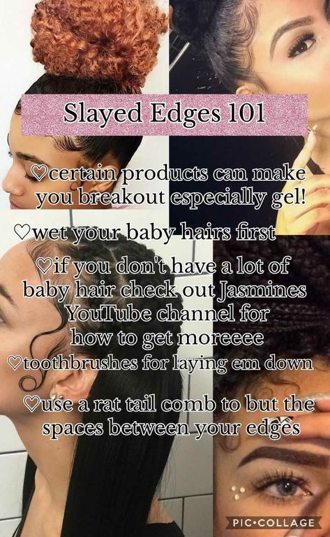 Edges Growth Tips, Grow Edges, Edge Growth, Small Tray, 4c Hairstyles, Hair Life, Hairstyle Ideas, Black Women Hairstyles, Baby Hairstyles