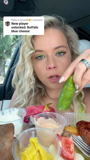 Tiffany Elizabeth on Instagram: "BUFFALO BLEU HOW TO MAKE 😍 #carluch #lunch #weightloss #eatlunchwithme #mustard #applesausage #veggieswithmustard #asmr #crunchy #crunchylunch #healthyrecipes #healthylifestyle #chickensausage #applechickensausage #mukbang #electrolytes #pov #lunchchat #vertigo #cottagecheese #heartsofpalm #bvd #mustardoneverything #donutpeach#bananacreamelectrolytes" Mustard Lady Diet, Mustard Cottage Cheese Diet, Mustard And Cottage Cheese Diet, Cottage Cheese Mustard Meal, Cottage Cheese Mustard, Cottage Cheese And Mustard Diet, Cottage Cheese And Mustard, Cottage Cheese Diet, Donut Peach