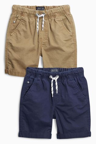 Buy Navy/Tan Pull On Shorts Two Pack (3-16yrs) from the Next UK online shop Luxury Baby Clothes, Short Infantil, Mens Cotton Shorts, Casual Shorts Men, Pants Outfit Men, Running Shorts Men, Pull On Shorts, Boys Summer Outfits, Kids Denim