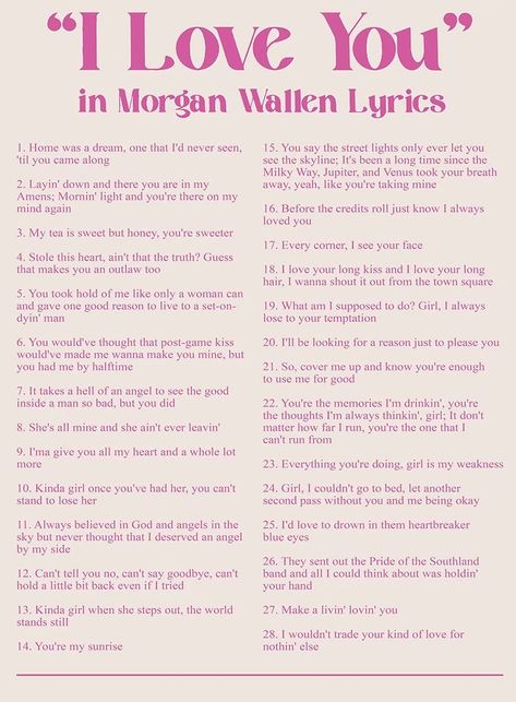 bald or not, i love morgan wallen | toriervin | VSCO Morgan Wallen Lip Tattoo, Somebody’s Problem Morgan Wallen, Morgan Wallen Playlist Name, 865 Morgan Wallen Tattoo, Morgan Wallen Love Lyrics, Morgan Wallet Quotes, Morgan Wallen Quote Tattoo, I Love You Morgan Wallen Lyrics, Morgan Wallen Concert Captions For Instagram