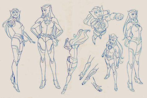 Flooby Nooby: The Art of Lauren Montgomery Green Lantern First Flight, Lauren Montgomery, Glen Keane, Poses Anime, Character Design Tutorial, Character Design Cartoon, Character Design Girl, Old Stuff, Drawing Faces