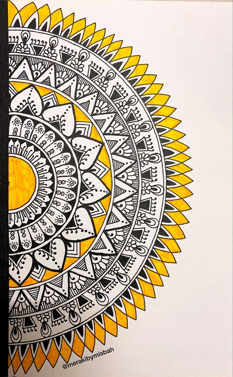 Simple Madhubani Designs, Madhubani Patterns, Garden Painting Art, Madhubani Designs, Tot Bag, Easy Mandala, Easy Mandala Drawing, Colorful Rangoli, Wedding Henna