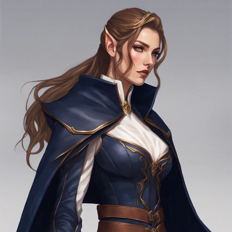 Elf Noblewoman, Female Elf Wizard, High Elves Dnd, Elf Barbarian, Elven Aesthetic, Female Wizard, Dnd Elves, Lotr Elves, Female Elf