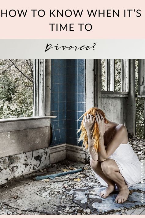 Being unhappily married is extremely uncomfortable and even hazardous to your health. You might feel off balance because you're not fully invested in your marriage, but you haven't yet given up either. Part of you is almost ready to call it quits, but another part of you has more questions than answers. How do you know when it's time to divorce? When Is It Time To Divorce, How Do You Know When Its Time To Divorce, When To Call It Quits Marriage, When To Divorce, Second Divorce, Unhappily Married, How To Divorce, Preparing For Divorce, I Want A Divorce