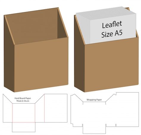 Box packaging die cut template design Pr... | Premium Vector #Freepik #vector #box-diecut #diecut #cut-box #box-template Cardboard Box Diy, Diy Gift Box Template, Packaging Die Cut, Paper Box Diy, Cardboard Storage, Packaging Template Design, Paper Box Template, Cardboard Box Crafts, Packaging Template