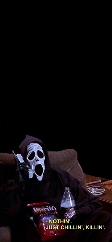 Ghostface Wallpaper Aesthetic, Chucky Horror Movie, Funny Lock Screen Wallpaper, Hypebeast Iphone Wallpaper, Halloween Wallpaper Iphone Backgrounds, Halloween Wallpaper Cute, Scary Movie Characters, Scary Wallpaper, Goth Wallpaper