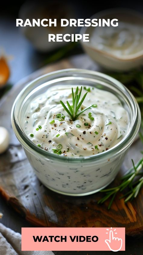 Explore the delicious world of homemade ranch dressing with this easy-to-follow ranch dressing recipe. Made with simple ingredients, this recipe will elevate all your salads, veggies, and snacks. Creamy, tangy, and oh-so flavorful, you'll never go back to store-bought again. Perfect for drizzling on everything from crispy chicken tenders to fresh garden greens. Whip up a batch of this irresistible homemade ranch dressing today and enjoy the unbeatable taste of wholesomeness in every bite! Creamy Ranch Dressing Recipe, Cucumber Dressing, Summertime Salads, Creamy Ranch Dressing, Buttermilk Dressing, Lasagna Soup Recipe, Ranch Salad, Creamy Ranch, Crispy Chicken Tenders