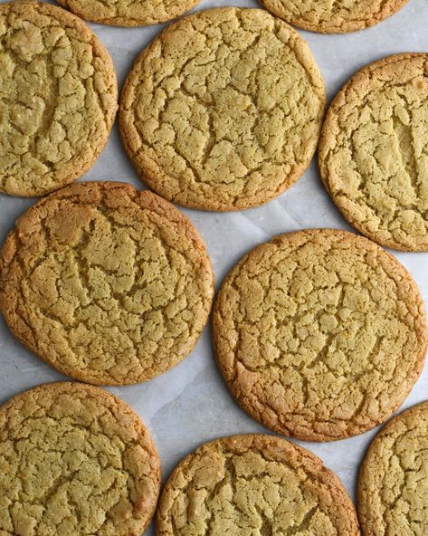 Chewy Olive Oil Crinkle Cookies | Buttermilk by Sam Olive Oil Cookie Recipe, Cookie Recipe With Oil, Oil Cookies, Olive Oil Cookies, Small Batch Cookies, Brown Sugar Cookies, Cake Mug, Chocolate Sugar Cookies, Double Chocolate Chip Cookies