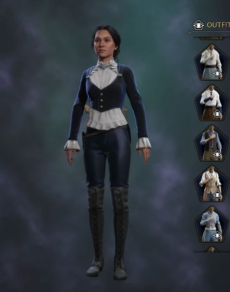 Hogwarts Legacy Outfits Female, Hogwarts Legacy Uniform, Ilvermorny Uniform, Hogwarts Legacy Outfits, Queen Morgana, Hogwarts Legacy Oc, Harry Potter Legacy, Hogwarts Legacy Aesthetic, Legacy Aesthetic