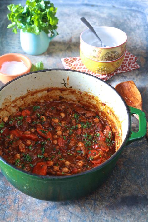 Moraccan Lamb Stew - A satisfying stew that is sweet, spicy and fragrant. | TheNoshery.com Moroccan Lamb Stew, Ground Lamb Recipes, Moroccan Lamb, Lamb Dishes, Lamb Stew, Ground Lamb, Moroccan Food, Lamb Recipes, Fresh Pasta