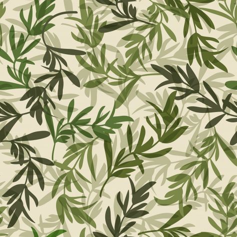 Vintage green leaves seamless pattern | Free Vector #Freepik #freevector #flower #floral #tree #leaf Christmas Party Poster, Coral Background, Plant Background, Floral Texture, Seamless Textures, Seamless Pattern Vector, Background Vintage, Nature Backgrounds, Arte Floral