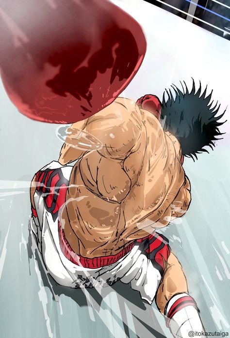 Gym Things, Box Manga, Hajime No Ippo, Boxing Posters, Anime Character Drawing, 영감을 주는 캐릭터, Anime Artwork, Anime Background, Art Reference Poses