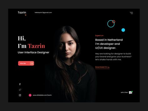 How To Make Portfolio, Web Developer Portfolio Website, Web Developer Portfolio, Cv Website, Design Portfolio Layout, Ui Portfolio, Web Portfolio, Portfolio Website Template, Portfolio Design Layout