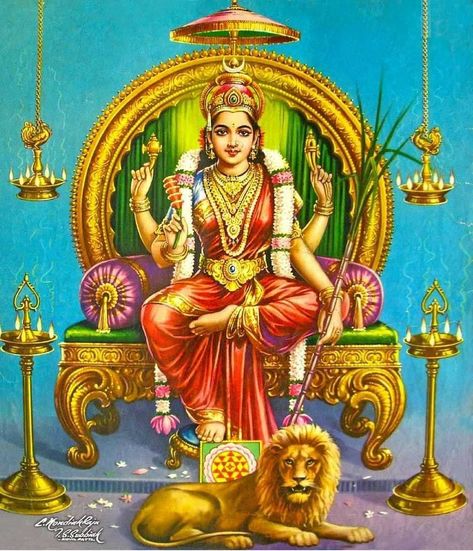 Lord Lalitha Devi Images, Lalita Tripura Sundari Painting, Lalitha Devi Images, Maa Lalita Tripura Sundari, Sri Lalitha Tripura Sundari Devi, Tripura Sundari Goddesses, Lalitha Devi Goddesses, Navaratri Drawings, Lalita Tripura Sundari