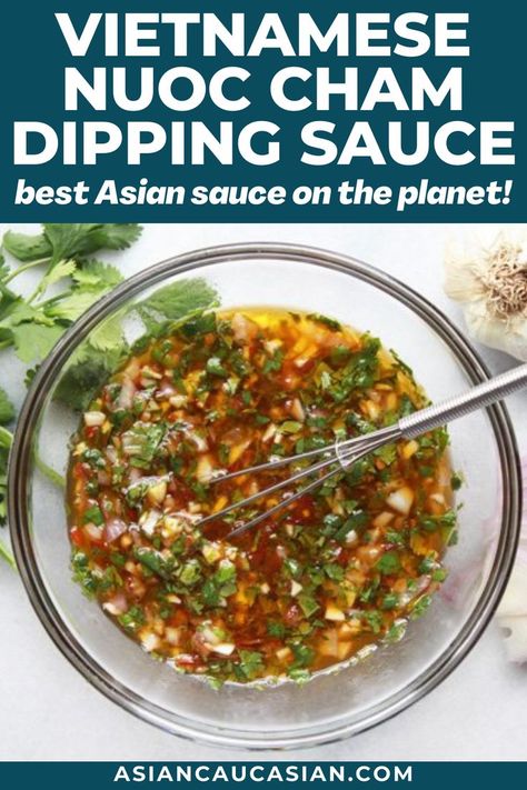 Asian Dipping Sauce Recipes, Vietnamese Sauce, Asian Sauce Recipes, Spring Roll Sauce, Asian Dipping Sauce, Spicy Appetizers, Dipping Sauces Recipes, Asian Sauce, Vietnamese Cuisine