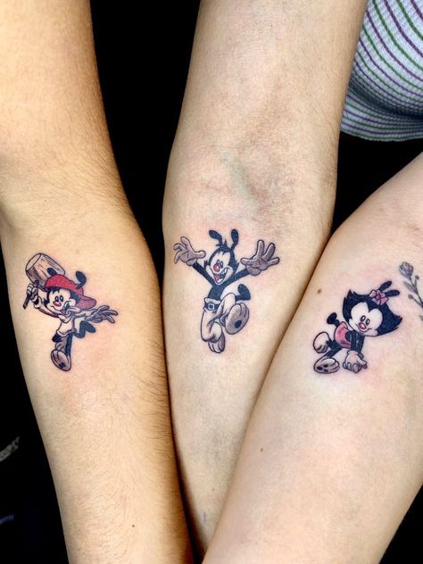 Funny Tattoo Designs, Bff Tats, Funny Tattoo, Matching Tats, Hippie Tattoo, Peacock Feather Tattoo, Couple Tattoos Unique, Dot Tattoos, Cartoon Character Tattoos