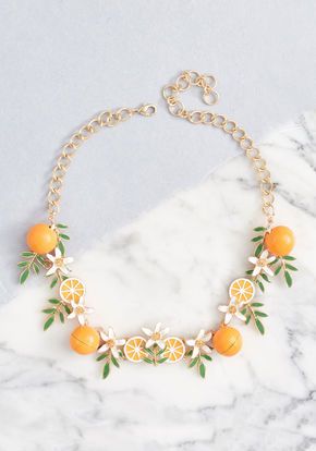 Anting Manik, Orange Blossoms, Dainty Diamond Necklace, Orange Necklace, Bold Necklace, Diamond Solitaire Necklace, Orange Fruit, Solitaire Necklaces, Girly Jewelry