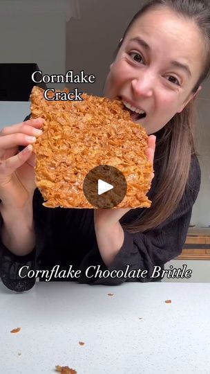 7.6M views · 13K reactions | You have to check out this 3-ingredient Cornflake Crack Brittle
recipe by @melies_kitchen 😋

It's super easy and the boys absolutely love it!!... | By Bronte CoFacebook Flake Recipes, Flake Chocolate, Brittle Recipes, Oven Rack, Candy Treats, Flaky Salt, Corn Flakes, Breaking Up, Baking Tray