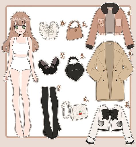 Build an outfit game!🐻 Pick one letter/number/symbol of each category and create your outfit! If you want to redraw the fit you created… | Instagram Paper Crafts Drawing, Build An Outfit Game, How To Make Paper Dolls Diy, Cute Paper Dolls Printable, Cute Crafts Paper, Pretty Love Quotes, Paper Doll Drawing, Useful Paper Crafts, Lol Paper Dolls Printable Free