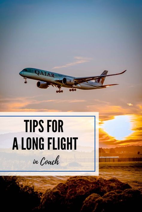 With a 10 to 12-hour flight schedule, you may wonder how to survive a long flight in economy. Luckily, there are some things you can do to make the time fly by. 10 Hour Flight Tips, 15 Hour Flight Travel Tips, What To Bring On A 6 Hour Flight, What To Do On A 9 Hour Flight, When To Book A Flight, Flight Schedule, Long Flight, Long Flights, How To Survive