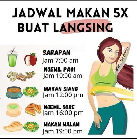 Cara Diet Sehat, Lean Workout, Membakar Lemak Perut, Food Calorie Chart, Diet Sehat, Motivasi Diet, Healthy Juice Drinks, Tips Diet, Intermittent Fasting Diet