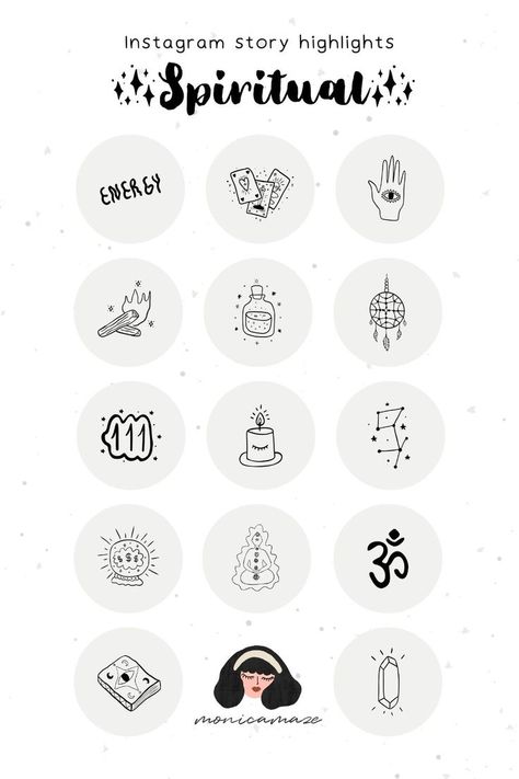 Spiritaul instagram story highlight icons for your instagram branding. Suitable themes: spiritual, mindfulness, mediation, yoga, guru, occult, witch, witchcraft, modern witch, witchy Witchy Instagram, Occult Witch, Yoga Guru, Instagram Story Highlight Icons, Story Highlight Icons, Instagram Story Highlight, Insta Icon, Instagram Branding, Visual Marketing