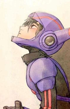 a0833c8a1817526ac555f8d67727caf6 Hiro Hamada, Hero 6, Big Hero 6, Big Hero, Disney, Purple