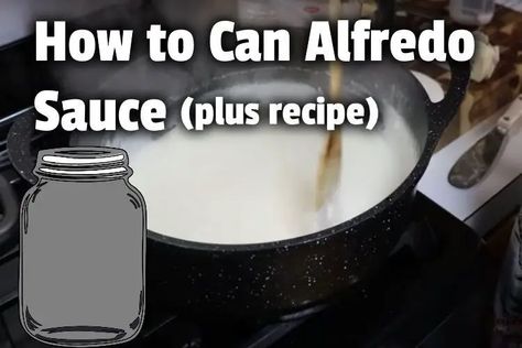 Alfrado Sauce, Best Alfredo Sauce Recipe, Easy Homemade Alfredo, Homemade Alfredo Sauce Recipe, Alfredo Sauce Easy, Alfredo Sauce Recipe Easy, Alfredo Sauce Recipe Homemade, Easy Canning, Canned Food Storage