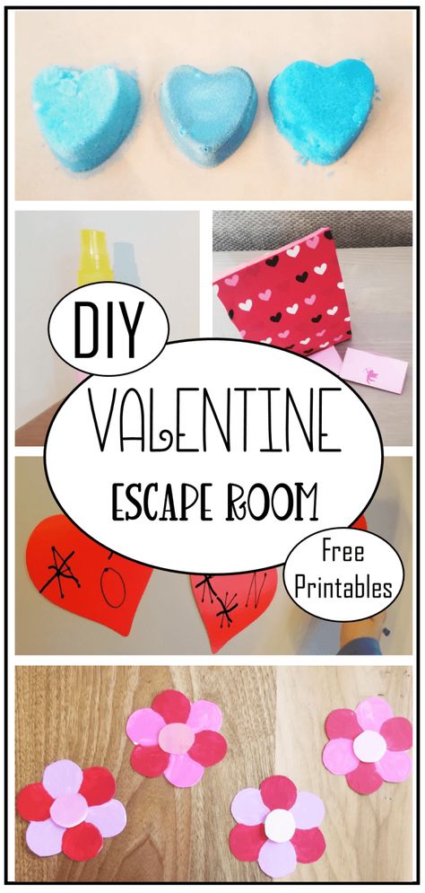 Valentine’s Day Escape Room For Kids, Valentine Escape Room For Kids, Homeschool Valentines Day Ideas, Valentines Escape Room, Valentines Day Stem, Elementary Valentines, Valentine Stem, Valentine's Activities, Escape Room Diy