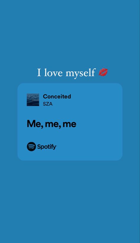 SZA,music,Spotify,selflove I Only Love Myself, Self Love Lyrics, Sza Lyrics Music Quotes, Weird Wallpapers, Sza Lyrics, Happy Birthday 18th, Drake Quotes, I Love Myself, Quality Quotes