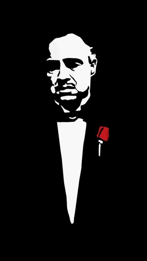 Mafia 4, The Godfather Wallpaper, Godfather Tattoo, The Godfather Movie, Don Corleone, Godfather Movie, Android Wallpaper Dark, Cute Canvas Paintings, Graffiti Characters