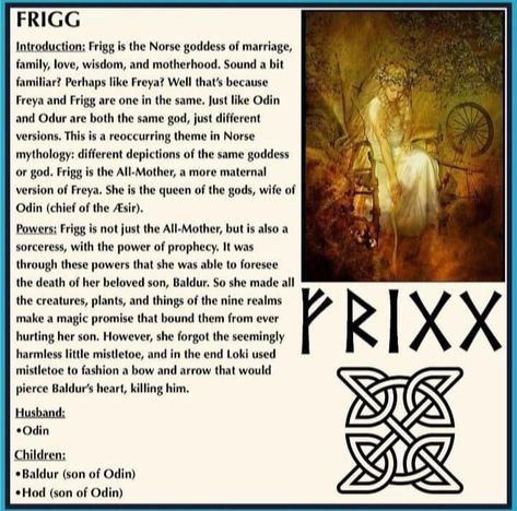 Frigg Norse Goddess, Frigg Goddess Tattoo, Frigga Goddess, Norse Pagan Art, Germanic Paganism, Norse Deities, Pagan Deities, Norse Paganism, Freya Goddess