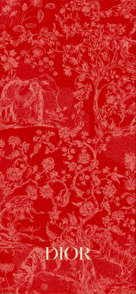 Red Elegant Aesthetic Wallpaper, Red Chanel Wallpaper, Red Dior Wallpapers, Red Pattern Wallpaper, Christian Dior Wallpaper, Wallpaper Backgrounds Red, Red Phone Wallpaper, Iphone Background Red, Red Iphone Wallpaper