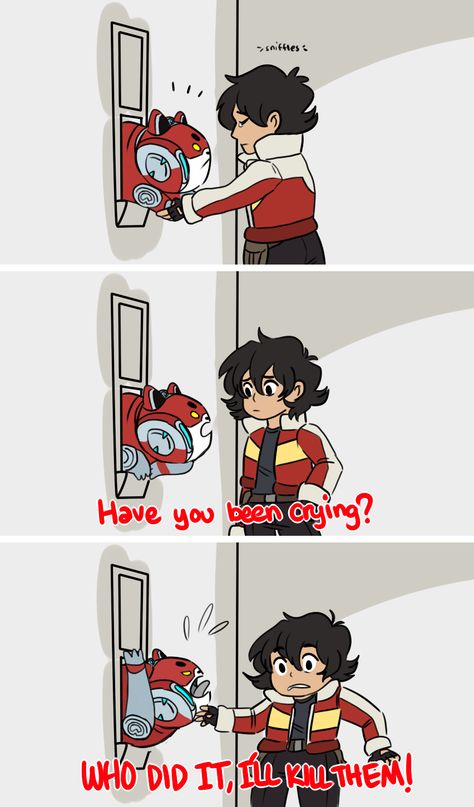 Voltron Red Lion, Funny Voltron, Voltron Galra, Klance Fanart, Klance Comics, Voltron Funny, Voltron Comics, Form Voltron, Voltron Ships