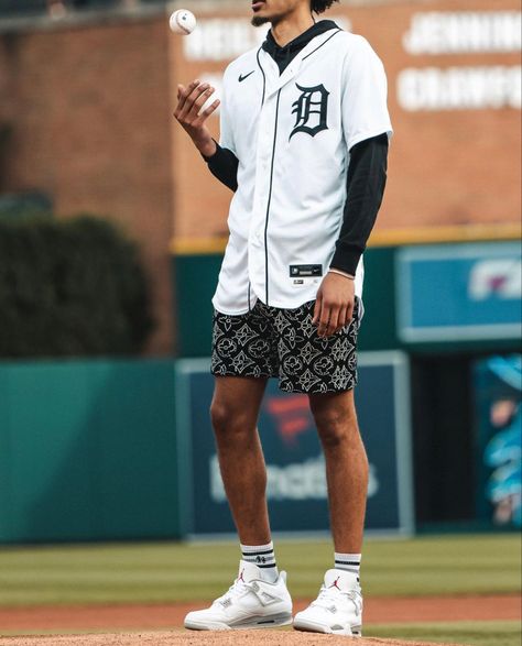 Baseball Game Outfit Men, Baseball Outfits Men, Baseball Jersey Outfit Men, Baseball Drip, Baseball Outfits, Baseball Jersey Outfit, Baseball Jersey Men, Baseball Outfit, Jersey Outfit