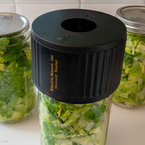 Canning With Vacuum Sealer, How To Vacuum Seal Mason Jars, Vacuum Seal Mason Jars, Vaccume Sealer Meals, Vacuum Canning In A Jar, Mason Jar Vacuum Sealer, Mason Jar Sealer, Mason Jar Vacuum Sealing, Mason Jar Vacuum Sealer Recipes