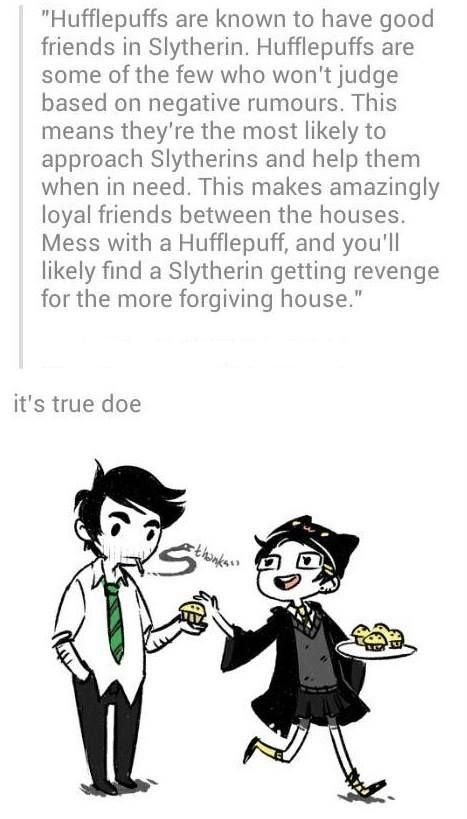 "Os Lufa-Lufas são conhecidos por terem bons amigos na Sonserina. Os Lufa-Lufas são alguns dos poucos que não julgam com base em rumores negativos. Isso significa que eles são os mais propensos a abordar os Sonserinos e ajudá-los quando necessário. Isso faz amigos incrivelmente leais.  entre as casas. Mexa com um lufa-lufa, e você provavelmente encontrará um Sonserino se vingando da casa mais perdoadora. "  é verdade Base Anime, Slytherin And Hufflepuff, Hufflepuff Pride, Slytherin Pride, Yer A Wizard Harry, Harry Potter Love, Skateboarder, Mischief Managed, Harry Potter Series