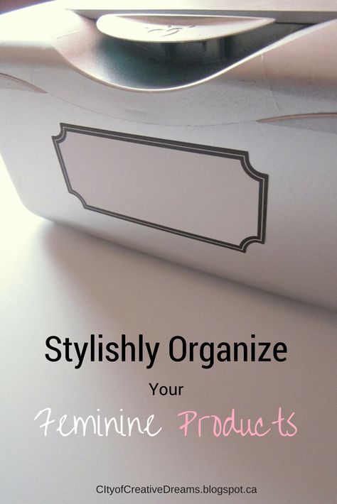 organize feminine products Feminine Product Storage, Feminine Product Organization, Product Organizer, Products Organization, Girly Products, Organizers Diy, Feminine Product, Small Bathroom Storage Ideas, Diy Organizers