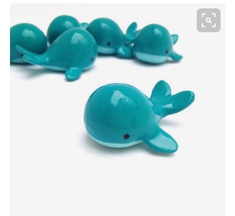 Whale Kawaii, Easy Clay Sculptures, Crea Fimo, Diy Fimo, Big Splash, Diy Air Dry Clay, Clay Diy Projects, Clay Crafts Air Dry, Polymer Clay Animals