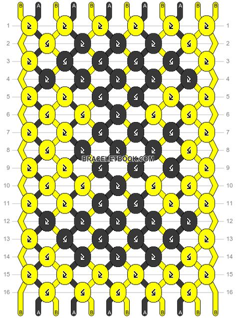 Normal pattern #140625 | BraceletBook Batman Friendship Bracelet, Batman Bracelet Pattern, Batman Hero, Cool Friendship Bracelets, String Bracelet Patterns, String Bracelet, Friendship Bracelet Patterns, Justice League, Bracelet Patterns