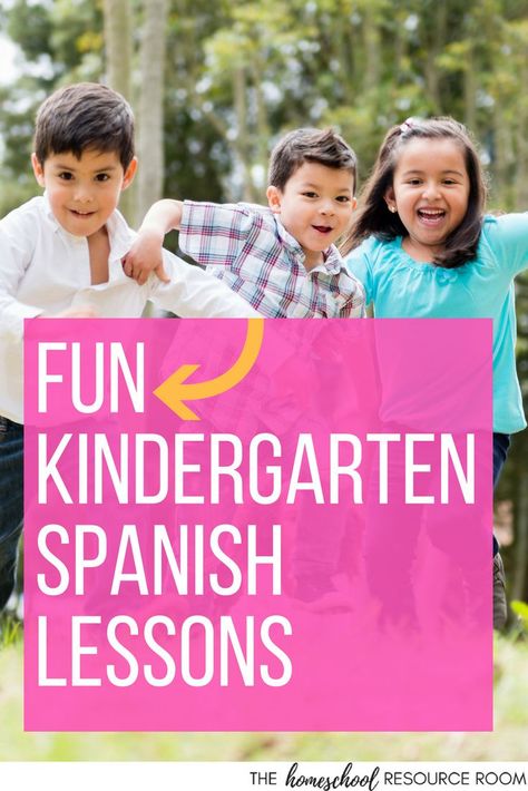 Kindergarten Spanish Lessons! Resources for a fun and gentle introduction to the Spanish language. Spanish Kindergarten, Kindergarten Spanish, Homeschool Foreign Language, Build Friendships, Preschool Spanish, Spanish Home, Spanish Curriculum, Geography For Kids, Spanish Lessons For Kids