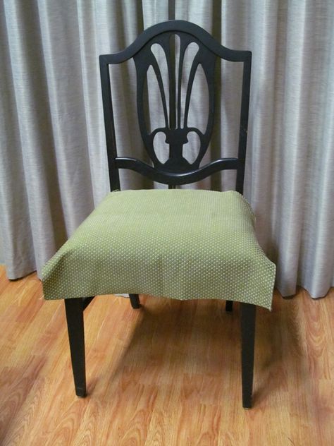 Dining Chair Seats - 5 Tips - Chameleon Style® Chair Seat Covers Diy, Covering Chair Seats With Fabric, Dining Chair Seat Covers Diy, Upholstered Dining Chairs Fabric Ideas, Recover Kitchen Chair Seats, Reupholster Chair Dining Seat Cushions, Dining Chair Upholstery Ideas, Removable Dining Chair Seat Covers, Changing Chair Seat Fabric