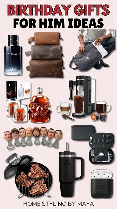 birthday gifts for him, birthday gifts for guys in their 20s Nice Birthday Gifts, Birthday Gifts For Guys, Awesome Birthday Gifts, Gifts For Boyfriend Birthday, Boyfriend Birthday Gifts, Best Friend's Birthday, Guy Friend, Birthday Gifts For Him, Guy Best Friends