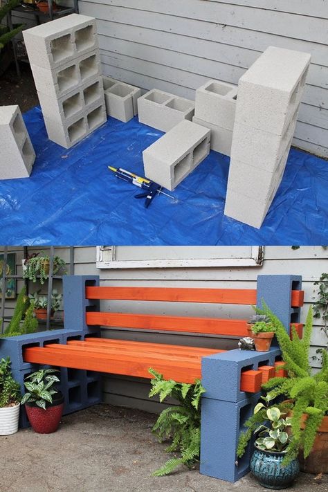 21 easy DIY benches: best tutorials & free plans to build upholstered or wood benches with back, outdoor garden benches, IKEA hack & storage crate bench ideas, & more! – A Piece of Rainbow #diy #furniture #gardendesign #gardenideas #patio #backyard #patiodesigns #homedecor #homedecorideas #diyhomedecor #bohemian #bohemiandecor #bohochic #boho #spring #summer #curbappeal #hacks patio, porch, backyard, interior design Wooden Garden Benches Diy, Planter Bench Plans, Diy Outside Bench, Homemade Garden Furniture, Homemade Benches For Outside, Low Budget Backyard Ideas, Bench Seating Outdoor, Backyard Interior, Diy Benches